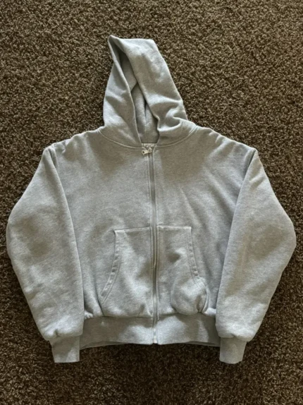 Zicmade Women’s Grey and Blue Hoodie