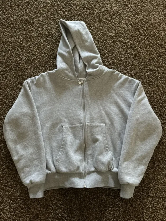 Zicmade Women’s Grey and Blue Hoodie