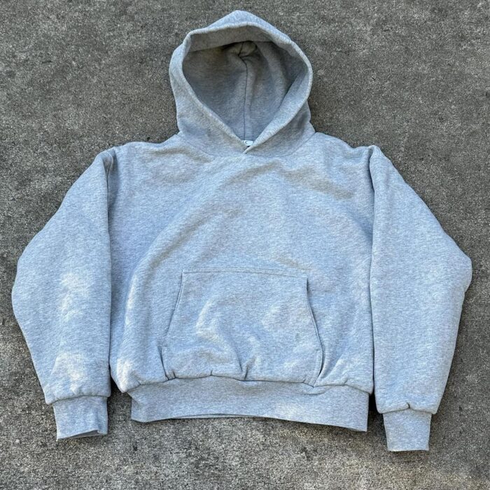 Zicmade Men Grey Hoodie