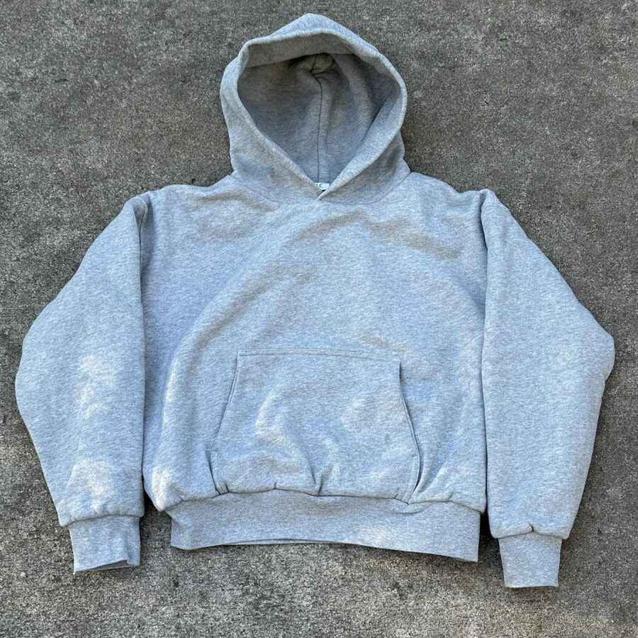 Zicmade Men Grey Hoodie